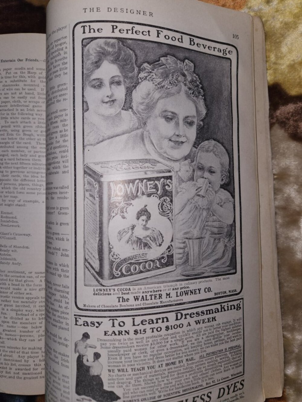 MARCH 1906 DESIGNER MAGAZINE BOOK NEWS INSTRUCTIONS CORSETS ANTIQUE SEWING - Picture 8 of 9